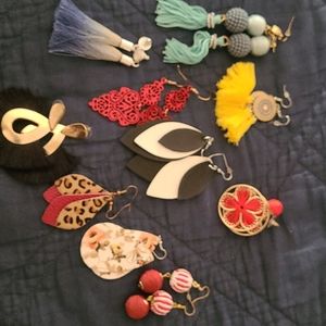 10 Pairs of Fashion Earrings